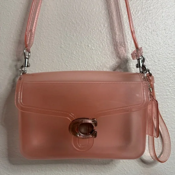 Coach Jelly Tabby Bag in Flower Pink/Silver